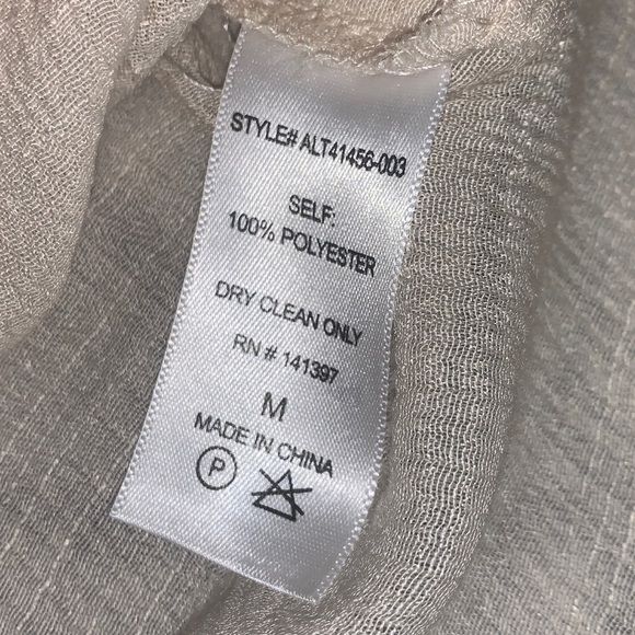 ASTR THE LABEL button back gauze tunic M - Picture 6 of 8